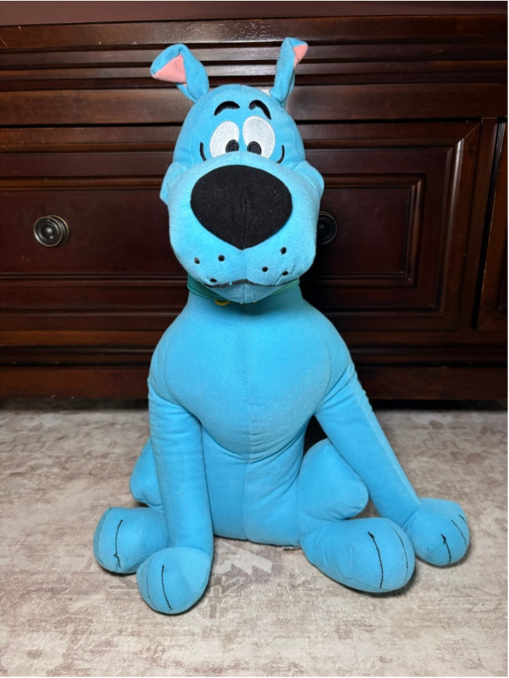 Scooby-Doo! Blue Plush Dog Stuffed Animal 18in